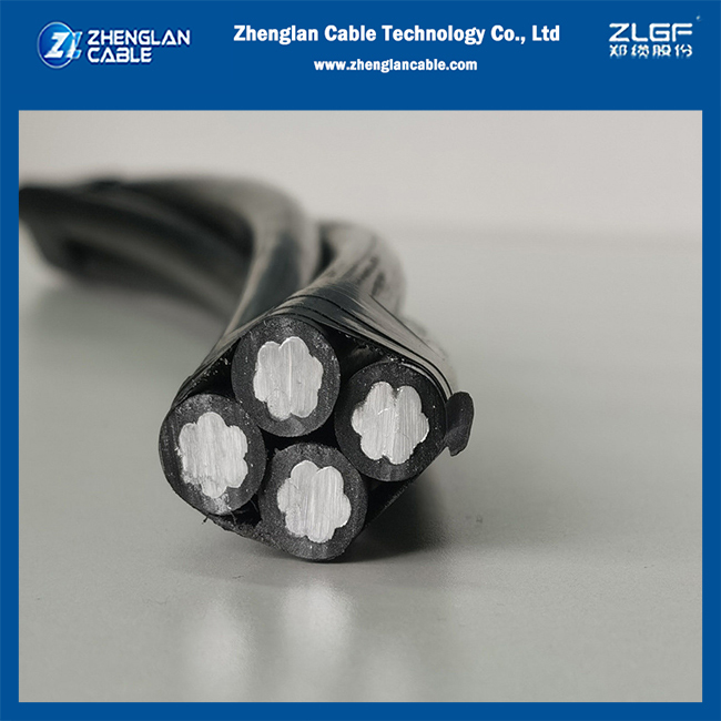 Low Voltage Aerial Bundled Cable ABC 3x25+54.6mmÂ² NFC33-209 installation view