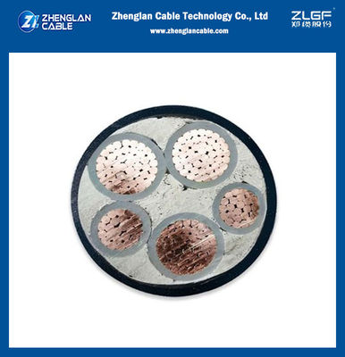 کابل‌های برق فشار ضعیف مسی 5Core CU Xlpe زره‌دار انواع کابل‌های برق زیرزمینی