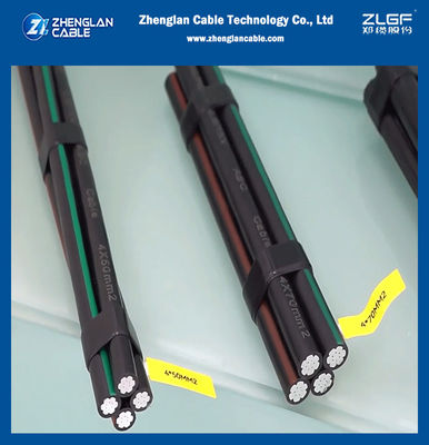 کابل هوایی آلومینیومی گرد تابیده فشرده برای انتقال برق