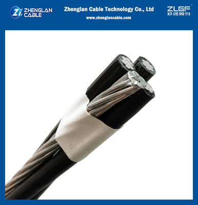 1/0 AWG POLY / ALUMINIUM QUADRUPLEX CABLE 19 STRANDS ICEA S-76-474 با استفاده از کابل های چوبی