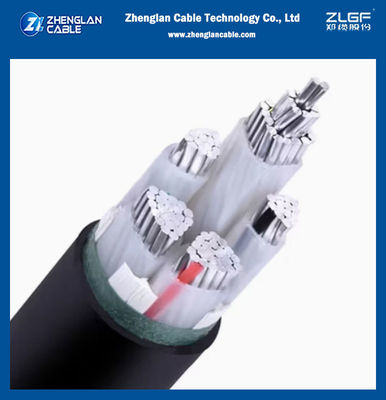 CABO LXAV 4x150mm2 کابل آلومینیومی PVC عایق غلاف PVC کابل برق LV CEI 60502-1