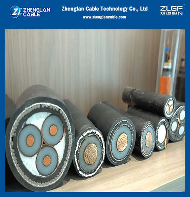 کابل‌های مسی / آلومینیومی زره‌دار نواری عایق XLPE ولتاژ متوسط با غلاف PVC یا LSZH برای توزیع زیرزمینی