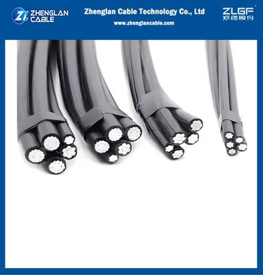 کابل آلومینیومی LV 0.6/1kv 3x25+16+25 میلی متر مربع هادی آلومینیومی / هادی آلیاژ آلومینیوم + عایق XLPE IEC60502-1