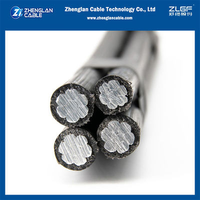 کابل 1KV ABC 3x50 + 1x35mm2 هسته آلومینیومی XLPE عایق آلومینیوم آلیاژ XLPE عایق NTP 370.254