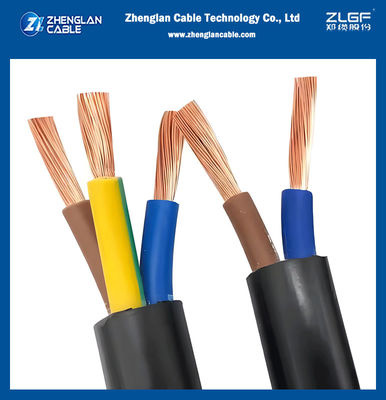 کابل RV-K با روکش PVC انعطاف پذیر 0.6/1 کیلو ولت برای هادی گرد در محیط های صنعتی