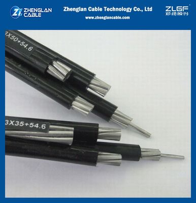 NFC 33-209 Aerial Bundle Conductor Cable ABC 3x35mm2+54.6