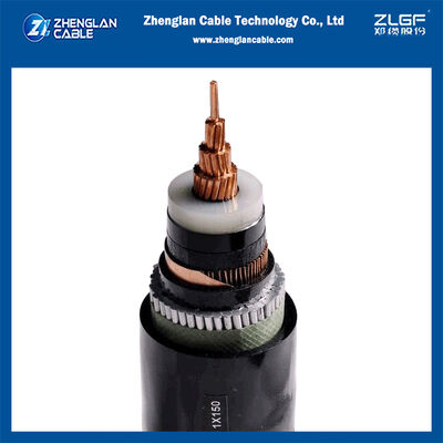 کابل برق فشار متوسط 12/20 کیلو ولت با هسته مسی، عایق XLPE، زره‌دار AWA برای دفن مستقیم