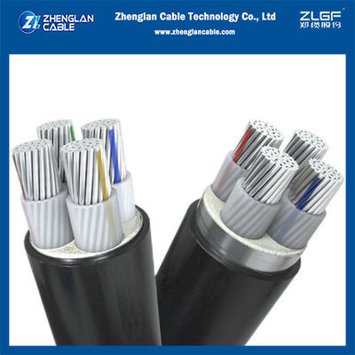 3+1 Cores Low Voltage Power Cable with Steel Tape Armor and XLPE Insulation for Underground Installation 3x150+70mm²