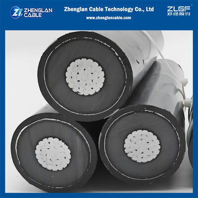 12/20KV 3x1x150mm2 ولتاژ متوسط (HTA) کابل آلومینیومی پیچیده NFC 33-226 استفاده زیرزمینی