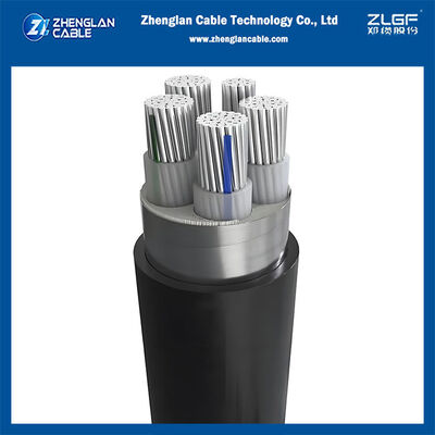 کابل آلومینیومی زره‌دار STA 1KV 4x50+25mm2 STA عایق‌شده PVC با روکش IEC60502-1