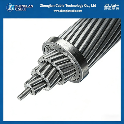 ACSR 240/40mm2 هادی آلومینیوم برهنه با فولاد تقویت شده (26/3.45+7/2.68) DIN48204