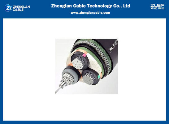 کابل برق فشار متوسط XLPE عایق‌بندی شده با زره SWA 3 × 185 میلی‌متر مربع