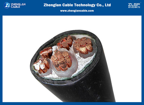 کابل برق مسی/ایکس ال پی ای/پی وی سی شعله‌بازکن زره‌دار 3x70+2x35 میلی‌متر مربع