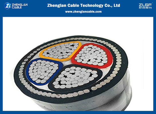 کابل برق زير ولتاژ زره دار 4C PVC/XLPE عایق بندی بخش اسمی 4 * 1.5 ~ 4 * 400mm2