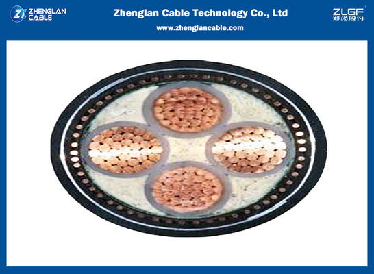 0.6/1KV 4 هسته ولتاژ پایین XLPE کابل PVC CU/XLPE/PVC 4x50sqmm IEC60502-1